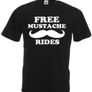 Free Moustache Rides  Mens funny rude t-shirts Image 8