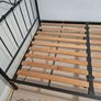 4ft 6 iron double bed Image 4