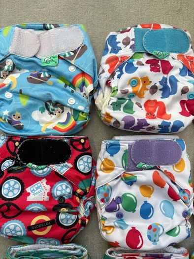 28 TotsBots EasyFit STAR Reusable Cloth Nappies Huge Bundle
