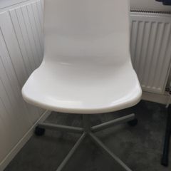 IKEA SNILLE White Swivel Chair
