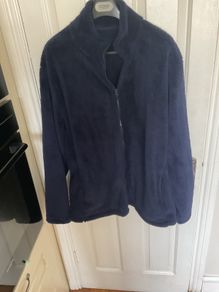 Man's navy fleece BN no tags size xl