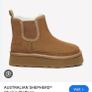 Ugg Australia Shepherd Chestnut Chelsie Platform Boots  Size 38 UK 5 Image 4