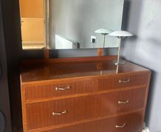 Dresser with mirror