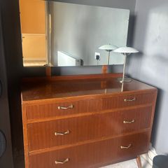 Dresser with mirror
