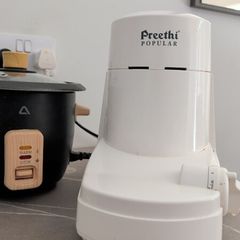 Rice cooker + mixer grinder + pressure cooker