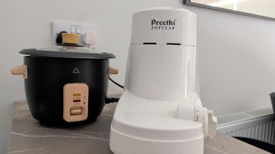 Rice cooker + mixer grinder