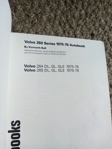Volvo 260 series workshop manual