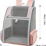 Ventilated Cats Dogs Rabbits Carrier Backpack for Small Pets and Puppies Perfect for Outdoor Adventures and Vet Visits, Ultimate Comfort On-the-Go, Grey Image 2