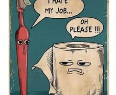 I Hate My Job... : Metal Sign