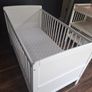 Cot bed with mattress and baby changer Image 2