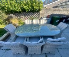 Rattan Dining table and chairs