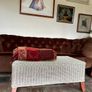 Sturdy Versatile Rattan and Bamboo Low Bench Image 3