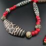 Antique Pumtek Pyu & Venetian WhiteHeart Beads Necklace 24 inches Image 6