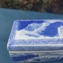 Vintage Chinese Porcelain Lidded Ink Box Image 8
