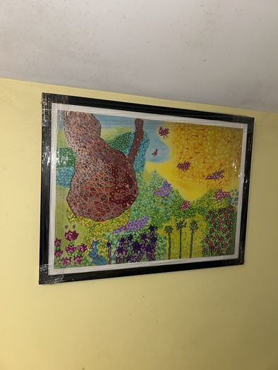 Modern Art high quality archival Giclee print "The Cats Back"