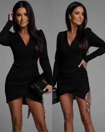 Black Dress With Long Sleeves