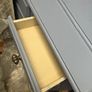 Painted Blue Dresser / Display Cabinet with Shelves Image 3
