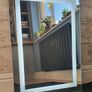 LED Bathroom Mirror Bright 50x70cm Touch Switch Makeup Vanity Ensuite Image 2