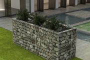 Gabion Raised Bed Steel 270x90x100 cm