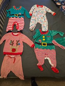 Christmas Baby clothes 3-6mths