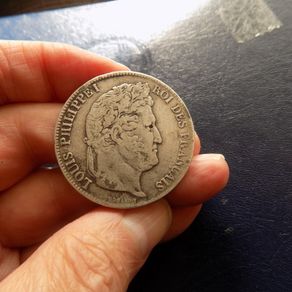 France 1835 A.Paris Mint.5 francs.90% Silver.Louis Phillippe.