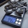 Antique Solid Silver Cased Tea Spoon Set Birmingham 1927 Image 4