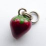 Beautiful Links of London Sterling Silver and Enamel Strawberry Charm, Stamped, Hallmarked Image 4