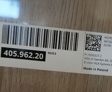 Ikea table top Linnmon 100/45 cm