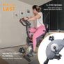Exercise Bike Foldable Fitness Bike Magnetic Foldable Indoor Cycling Bike 3-In-1 Foldable Exercise Bike for Home Use with Resistance Bands Home Workout Exercise Equipment (FREE POSTAGE) Image 2