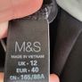 M&S Monochrome 3/4 length jumpsuit with pockets  Sz 12 Uk Image 10