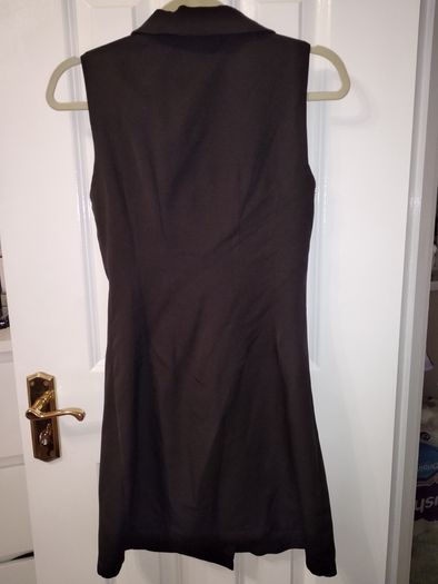 sleeveless blazer dress