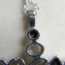 Vintage Sterling Silver 925 Cross Pendant Minora and Chain L-12"  12,33g Image 6