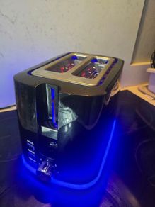 Blaupunkt Illuminating 2 Slice Toaster - Black