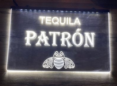 Patron tequila neon light