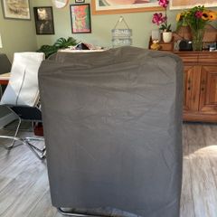 Fold away single bed with mattress in good condition