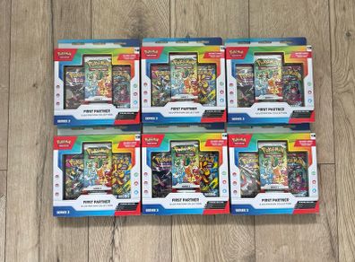 pokemon first partner Series 3 6 Boxes
