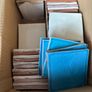 Fired Earth wall tiles - blue, turquoise, cream, white Image 4