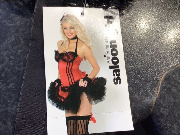 Ann Summers Saloon Girl Outfit