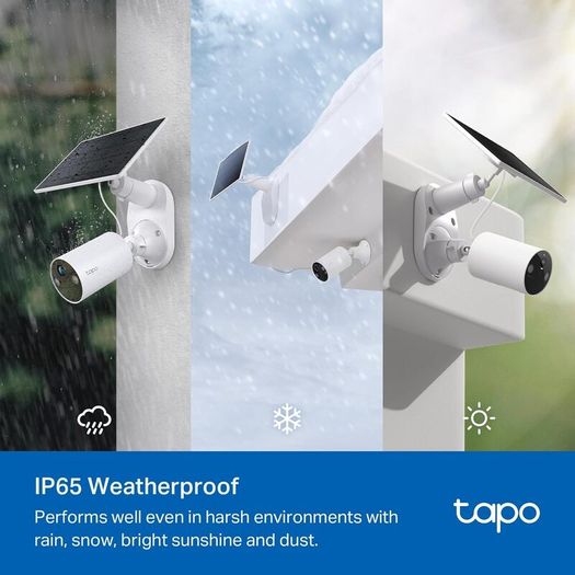 Battery Solar Security Camera Outdoor, Maintenance-free, Colour Night Vision, Outdoor Camera No Monthly Fee, Smart Person Detection