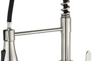 Kitchen Tap,Nickel Sink Mixer Tap with Extendable Spray,Spring Kitchen Tap,360 Degree Swivel 4 Jets,Stainless Steel (FREE POSTAGE)
