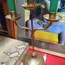 Pair Brass Candlestands Image 5