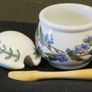 Portmeirion  Botanic Garden  Speedwell condiment Mustard Jam Pot Image 2