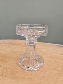 Marquis By Waterford Crystal Pillar Candle Holder