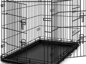 XXL  Dog Cage 120 x 75 x 81 cm Foldable with 2 Doors Transport Cage