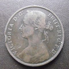 1888 Great Britain Victoria. One Penny