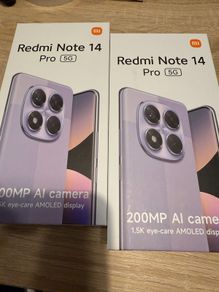 Redmi Note 14 Pro 5G,8RAM/256GB Brand New Sealed 2 Years Warranty RECEIPT