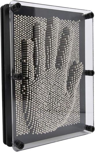 Pin Art Hand Mold Toy Metal