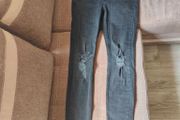 Black Men's Ripped skinny jeans, TOPMAN , 32R