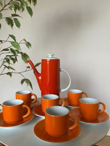 1970s coffee set mid century