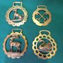 Vintage Brass Horse Bridle Badges  X 11 Image 4